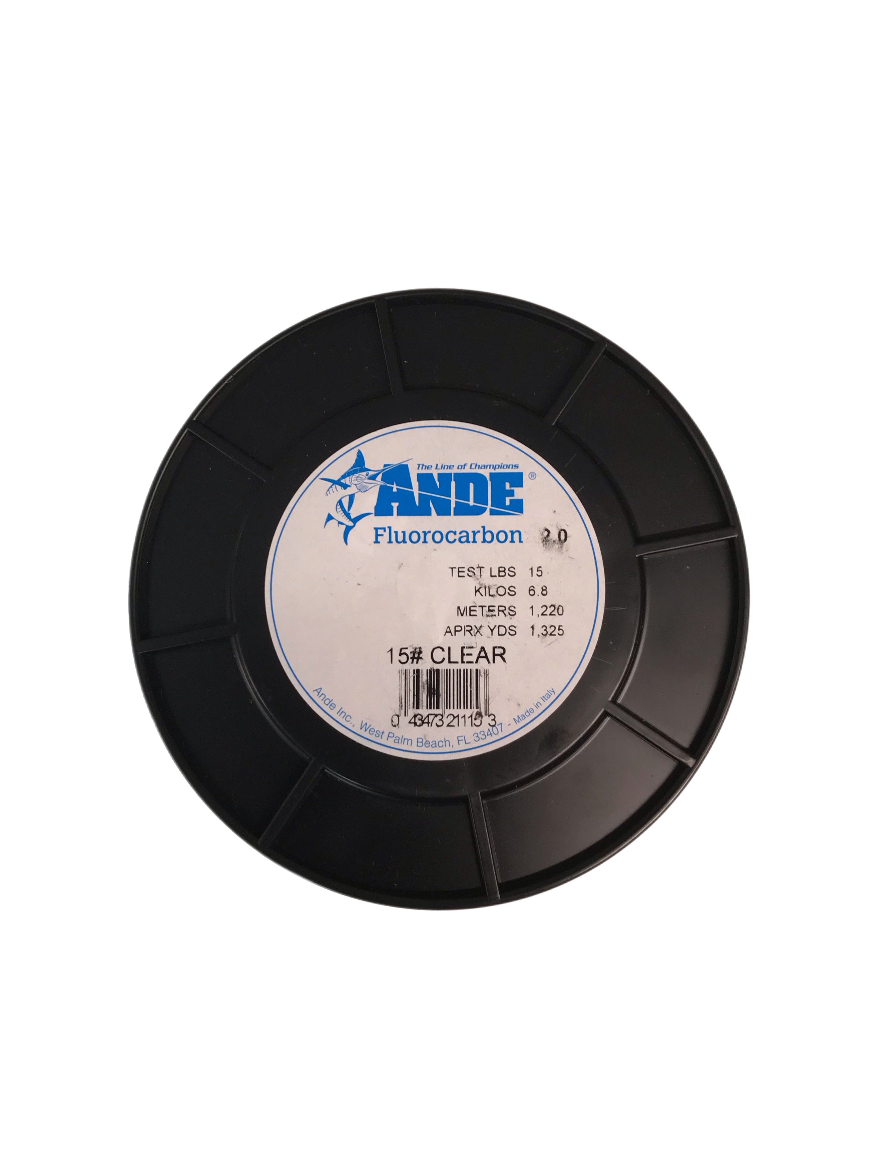 Ande Fluorocarbon 15 Pound Test 1325 Yards