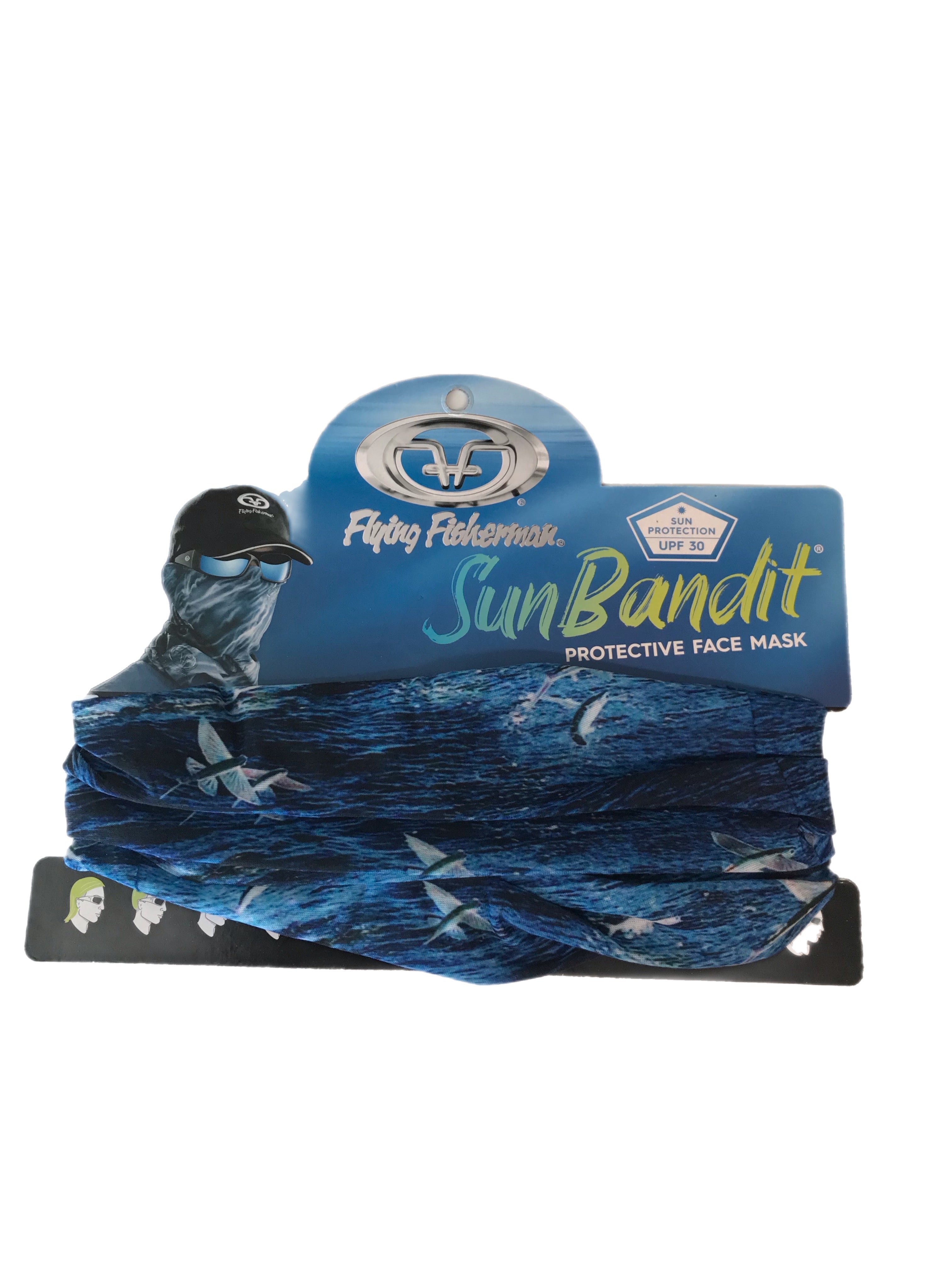 Flying Fisherman Sunbandit Face Mask