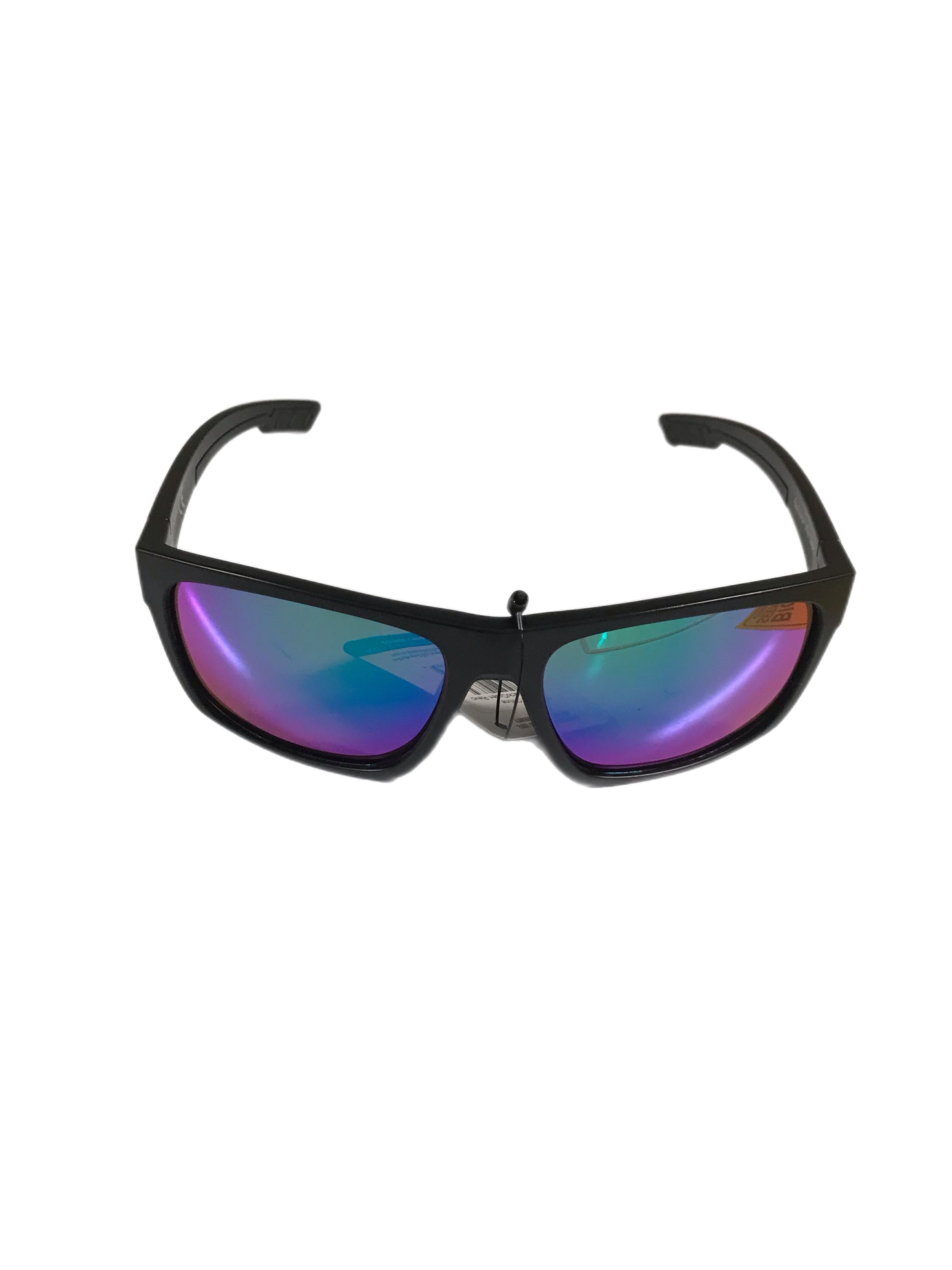 Flying Fisherman Matte Black Green Mirror Polarized Sunglasses
