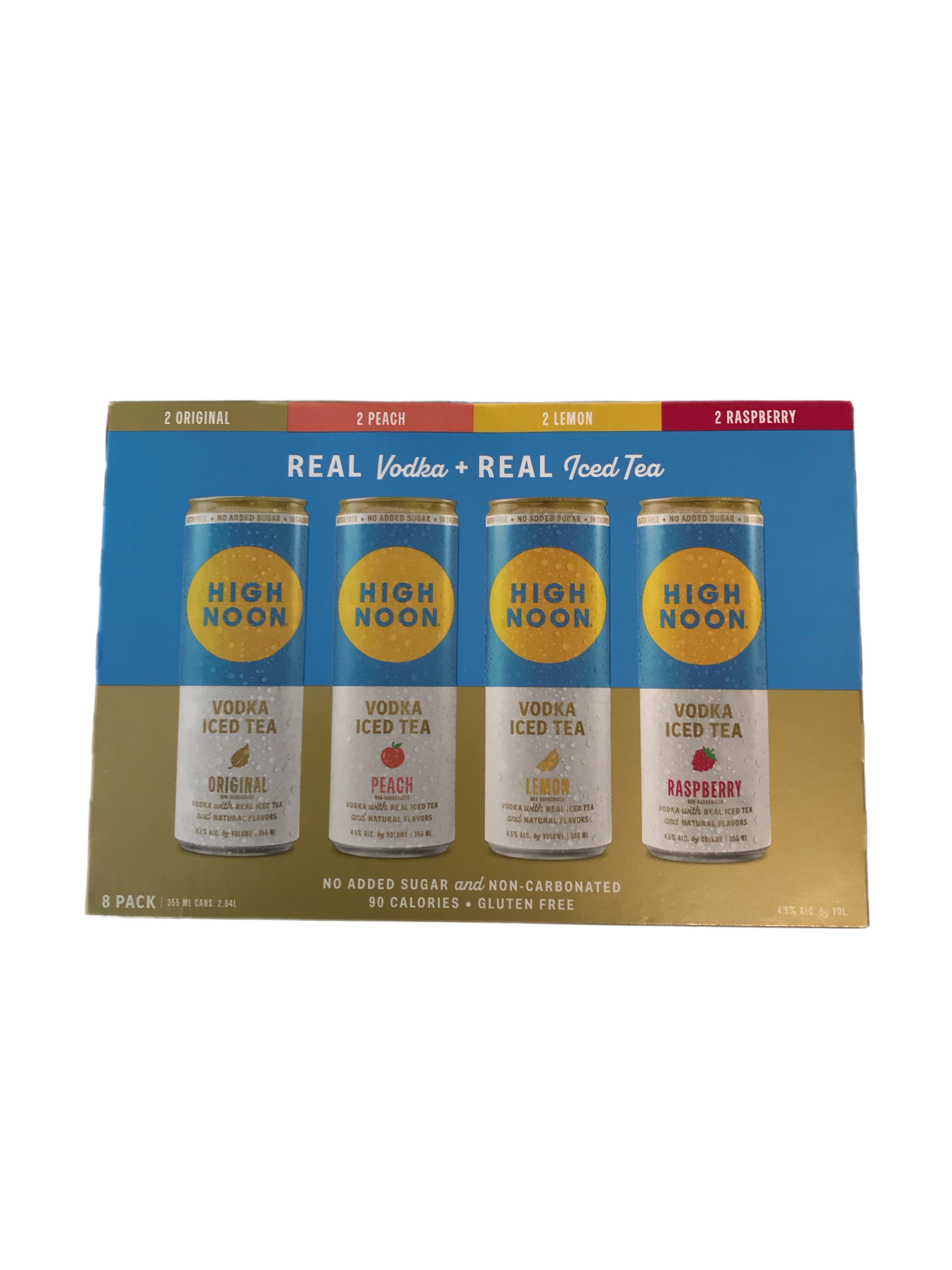 High Noon Iced Tea Variety pack (8 pack 21+)