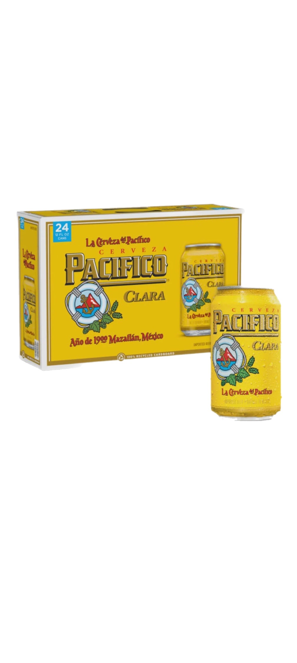 Pacifico Clara 24 pack (21+) 12oz can